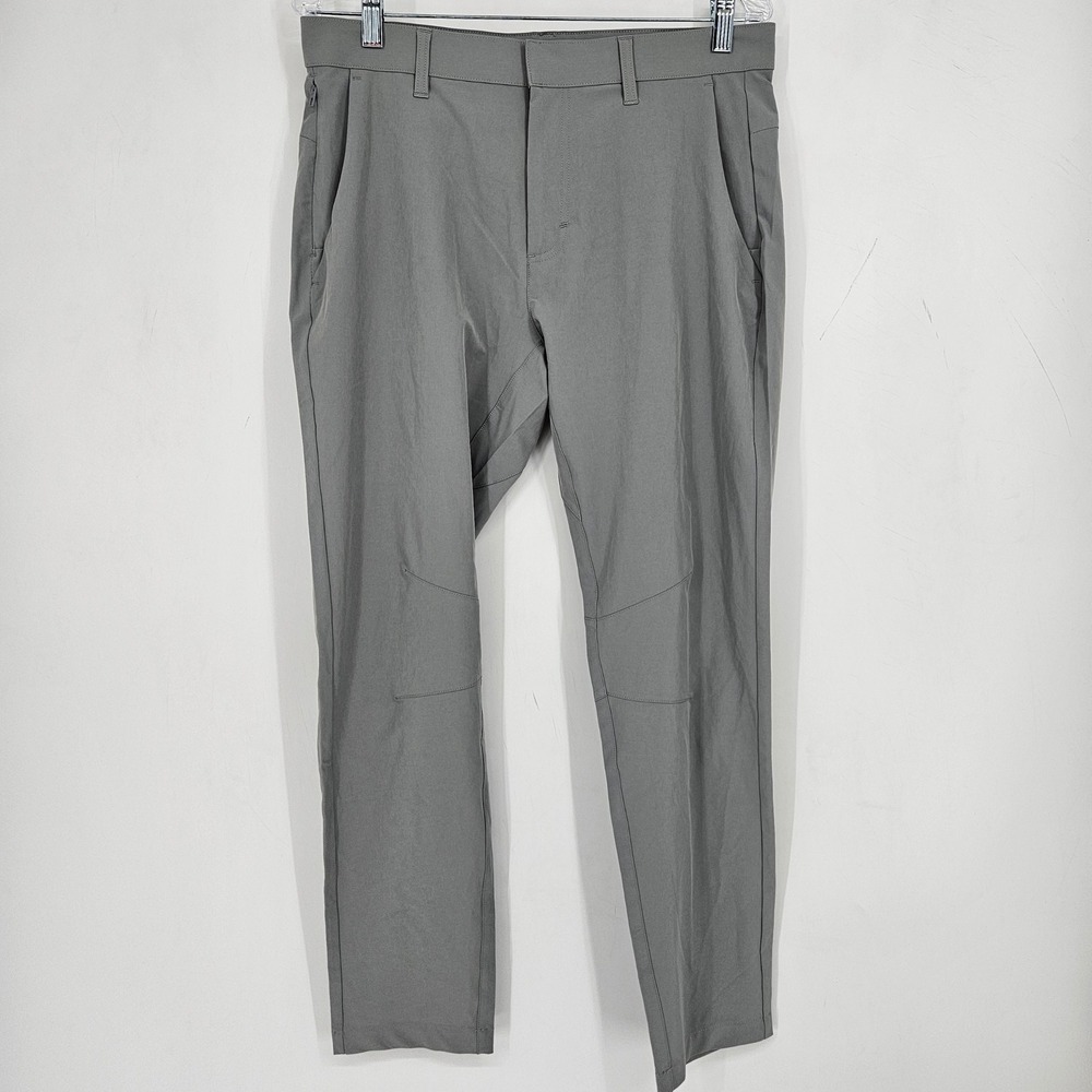 Fabletics The Only Pants Mens 32x32 Performance Casual Classic Stretch Gray
